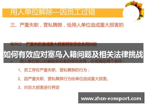 如何有效应对塞鸟入籍问题及相关法律挑战