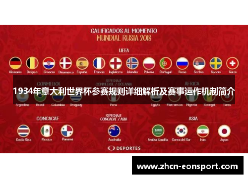 1934年意大利世界杯参赛规则详细解析及赛事运作机制简介